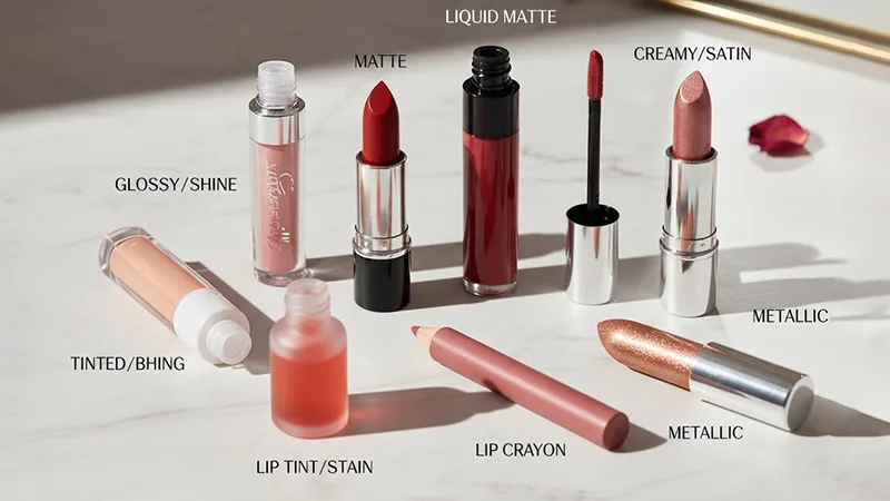 بررسی انواع رژ لب