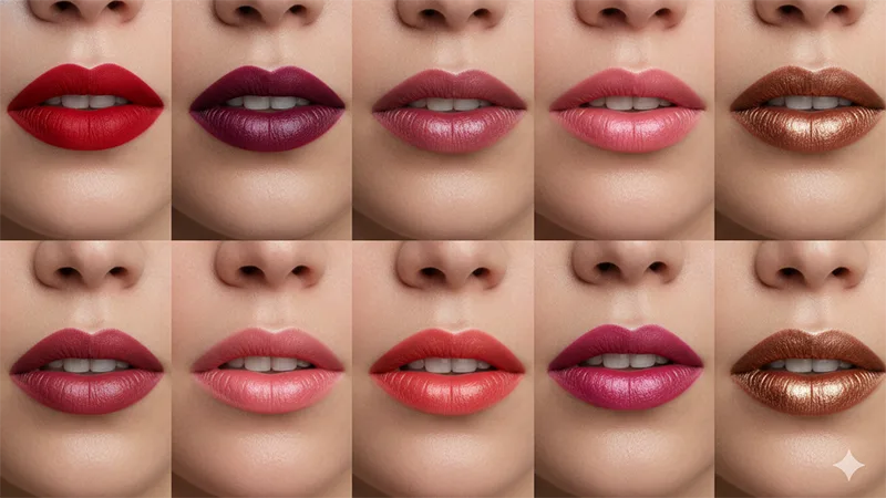 برسی انواع رژ لب