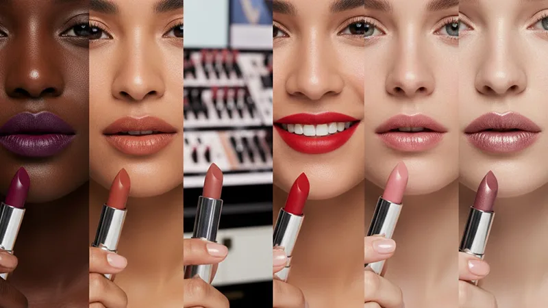 روش انتخاب رژ لب مناسب بر اساس نوع لب، رنگ پوست و سبک آرایش