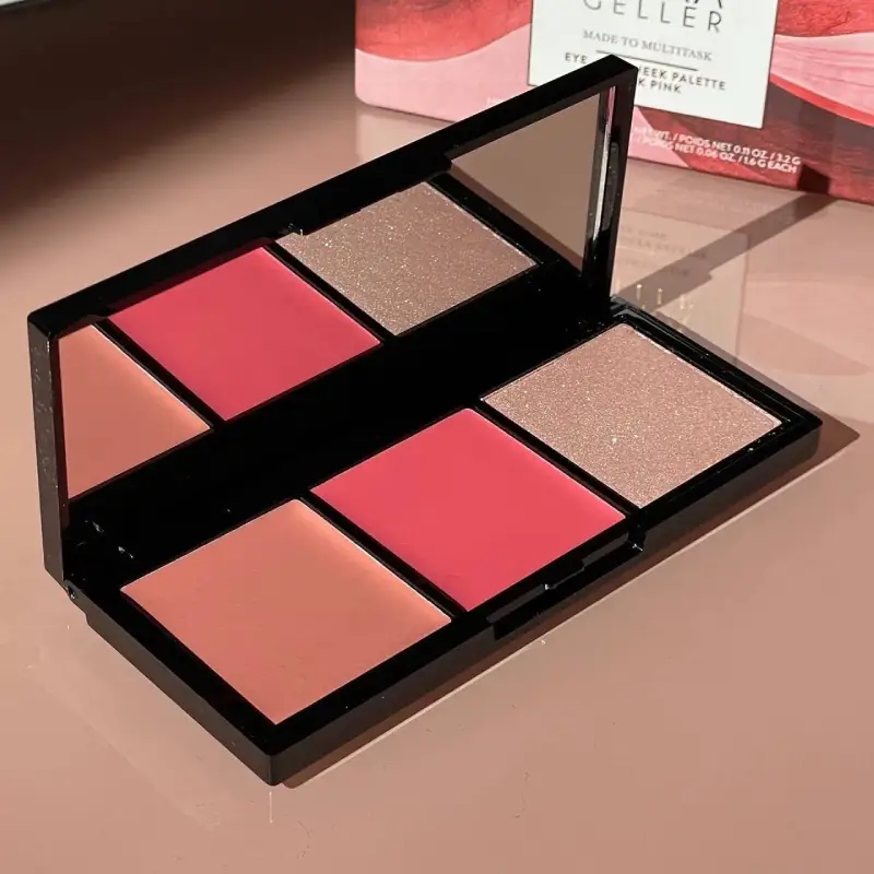 پالت کرمی و پودری سه کاره چشم و لب لورا گلر نیویورک